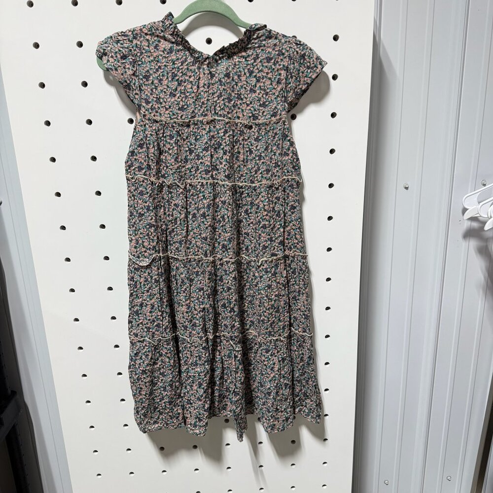 NWT THML Dark Floral Pattern Mini Dress Size Extra Small
